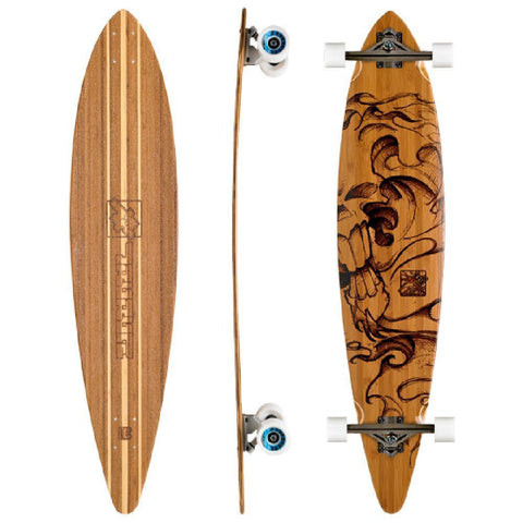 Bamboo Grimm Reaper Trurute 44" Pintail Longboard - Longboards USA