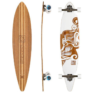 Bamboo Hawaii Hook Trurute 44" Pintail Longboard - Longboards USA