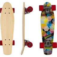 Bamboo Kaleidoscope 22.5" Mini Cruiser - Longboards USA