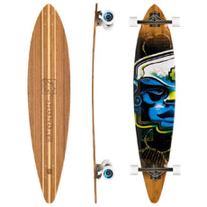 Bamboo Mayan Head Trurute 44" Pintail Longboard - Longboards USA
