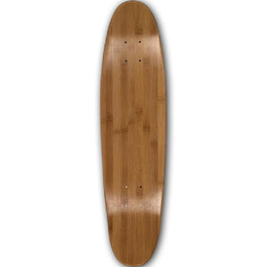 Bamboo Nickel penny Cruiser Skateboard 28" x 7" Deck - Longboards USA
