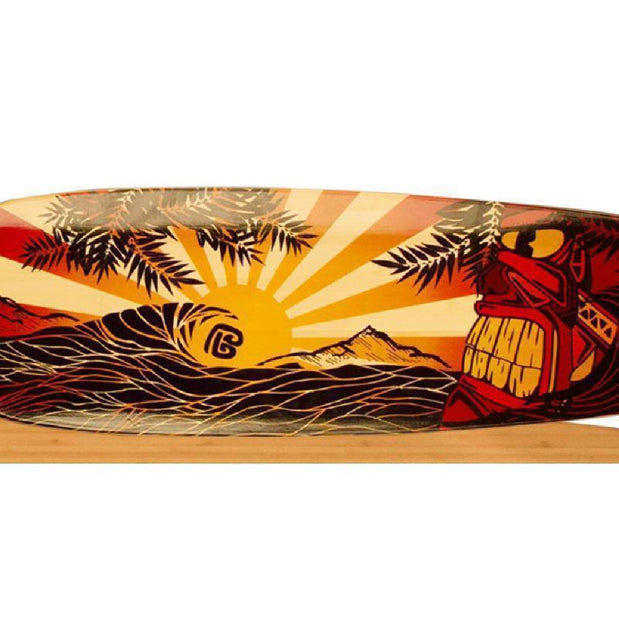 Bamboo Pacific Sunset 41" Drop Through Longboard - Longboards USA