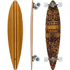 Bamboo Pintail Tiki Man 44" Longboard - Longboards USA