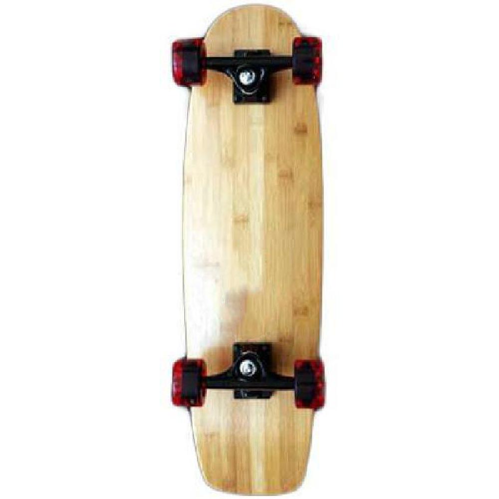 Bamboo Square Tail Cruiser Skateboard 28" x 8" Complete - Longboards USA