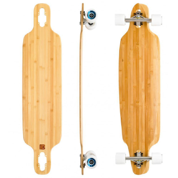 Bamboo Twin Tip Drop Through 40" Longboard - Longboards USA