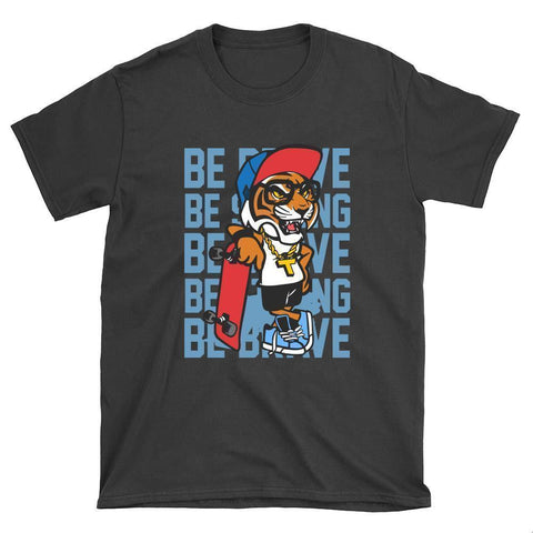 Be Brave Skateboard T-Shirt - Longboards USA