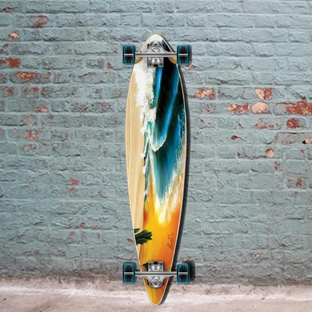 Beach 40" Pintail Longboard from Punked - Longboards USA