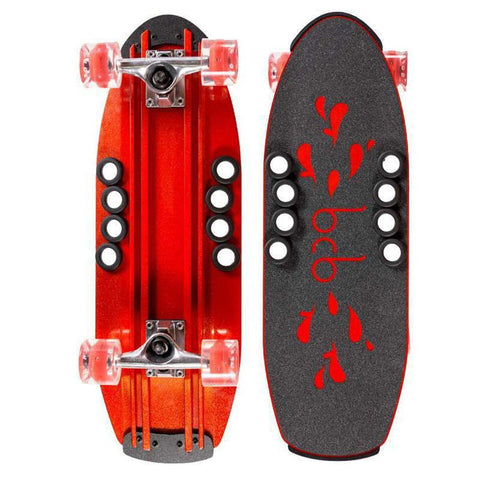 Beercan Microbrewster 24" Red Longboard Cruiser - Longboards USA