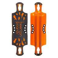 Beercan Orange 35" Oat Soda Drop Through Deck - Longboards USA