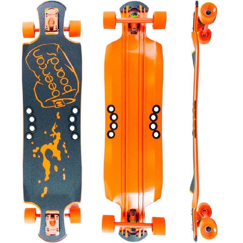 Beercan Orange 42" Oat Soda Drop Through Longboard - Longboards USA