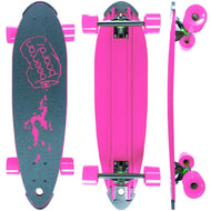 Beercan Pink 30" Pin Tail Longboard - Longboards USA