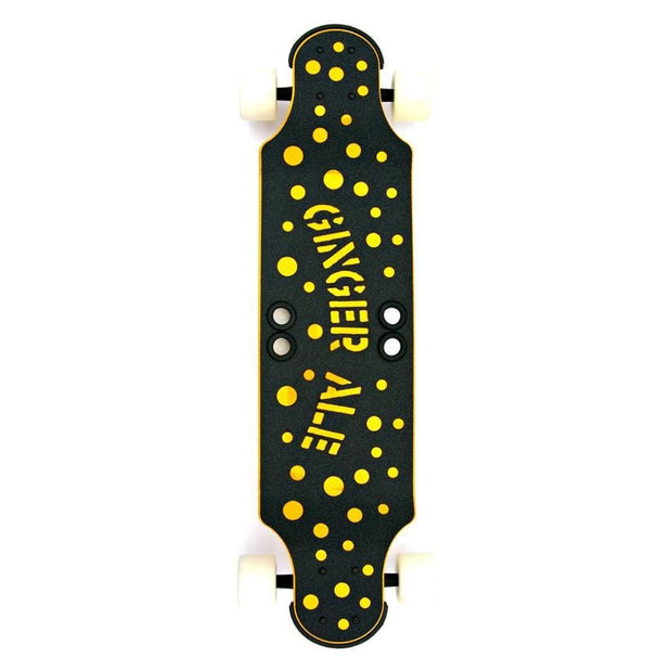 Beercan Yellow 32" Ginger Ale Drop Down Longboard - Longboards USA