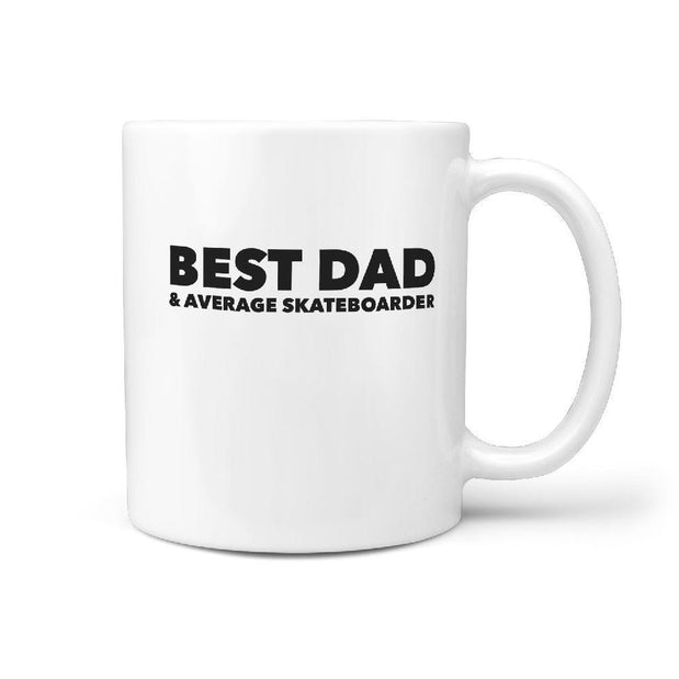 Best Dad & Average Skateboarder Mug - Longboards USA