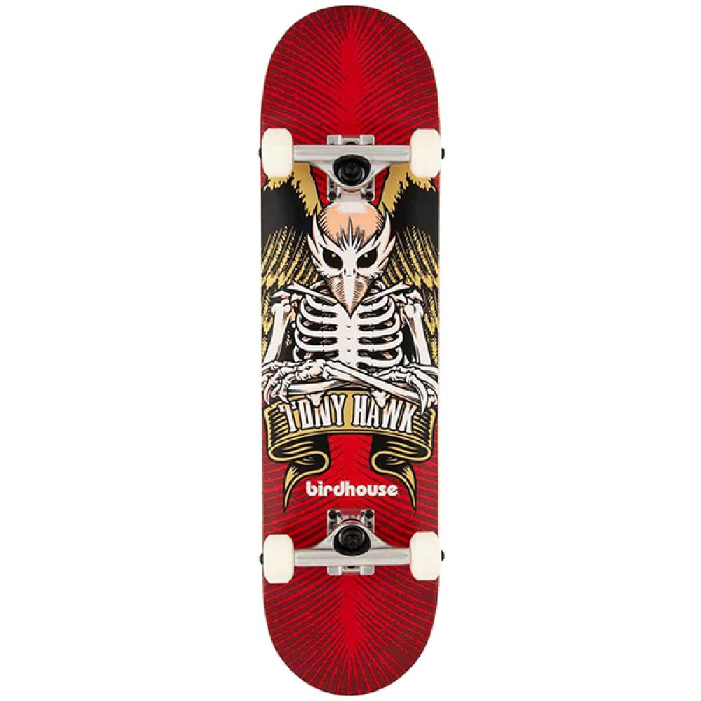 Birdhouse Hawk Icon in Red 8.0" Skateboard - Longboards USA