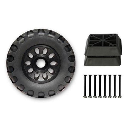 Black All Terrain Off Road Longboard Wheel Kit - Longboards USA