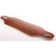 Blank 38" Drop Through Longboard Natural or Cherry Color - Longboards USA