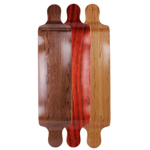 Blank 41" Specialty Wood Drop Down Longboard Deck - Longboards USA