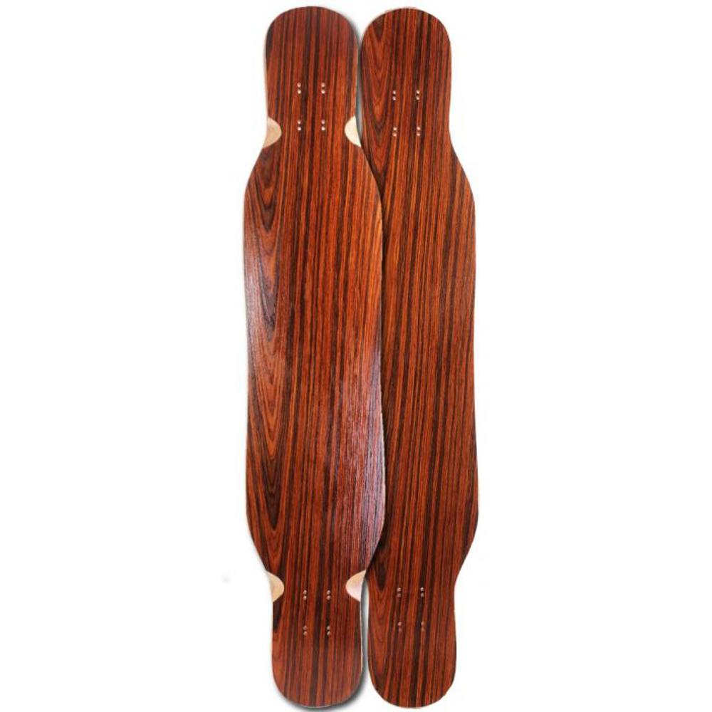 Blank 48" Double Kick Cherry Dancing Longboard Deck - Longboards USA