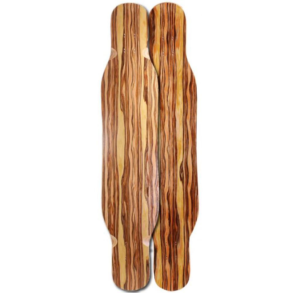 Blank 48" Smoke Double Kick Dancing Longboard Deck - Longboards USA