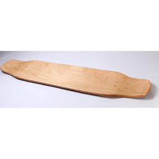 Blank Double Kicktail Topmount Dark Walnut 39" Longboard Deck - Longboards USA