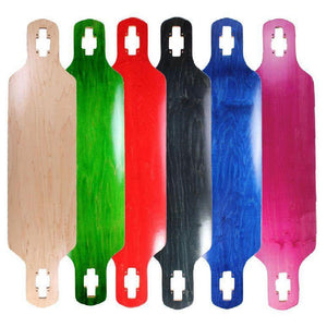 Blank Drop Through Natural 39" Longboard Deck - Longboards USA