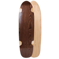 Blank Kicktail Topmount Dark Walnut 35" Longboard Deck - Longboards USA