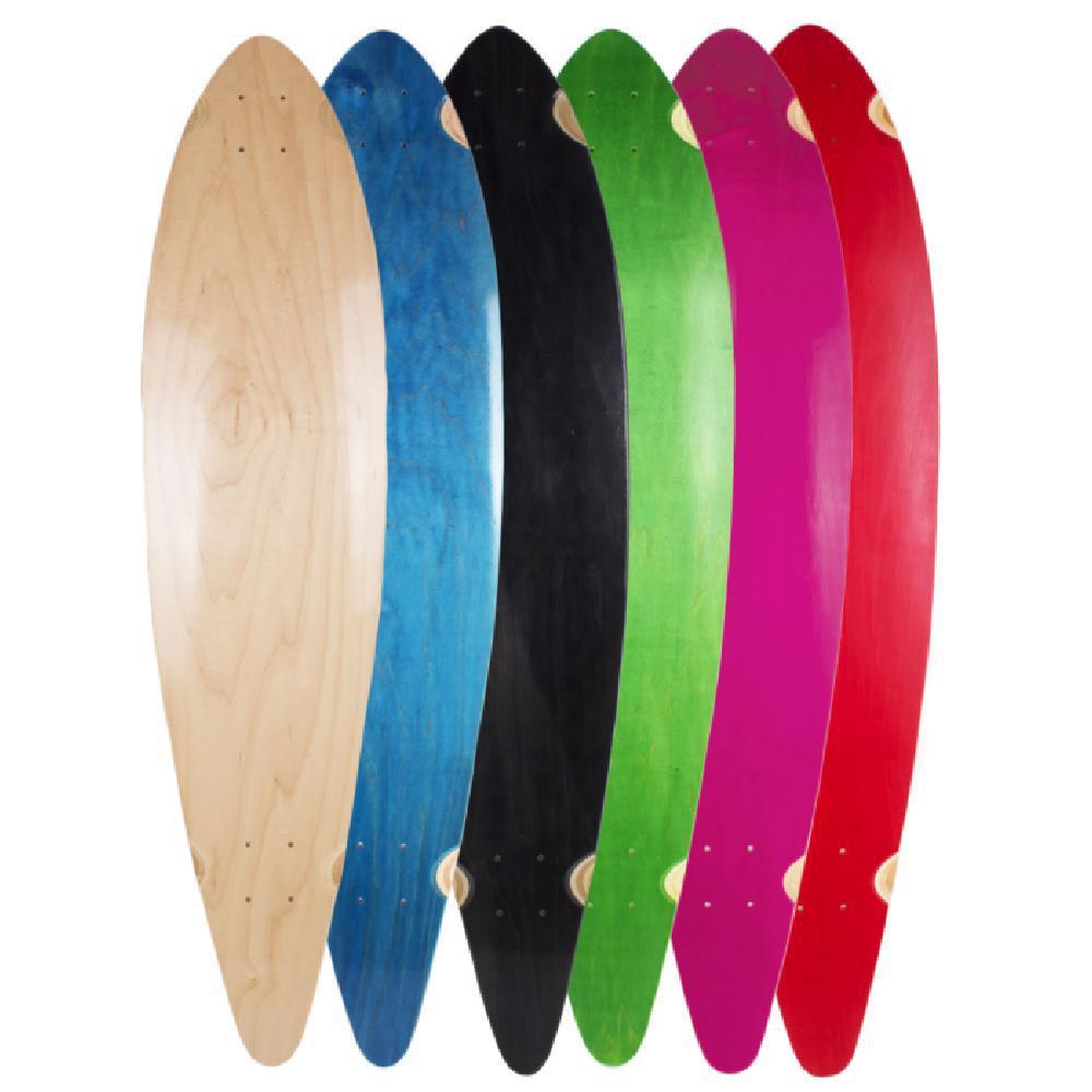 Blank Natural 40" Pintail Longboard Deck Longboards USA