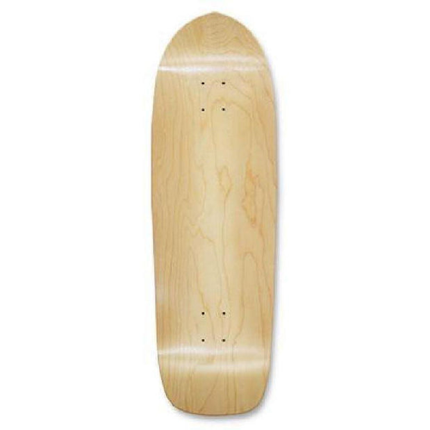 Blank Natural Old School Skateboard Deck  33 x 10 Deck - Longboards USA