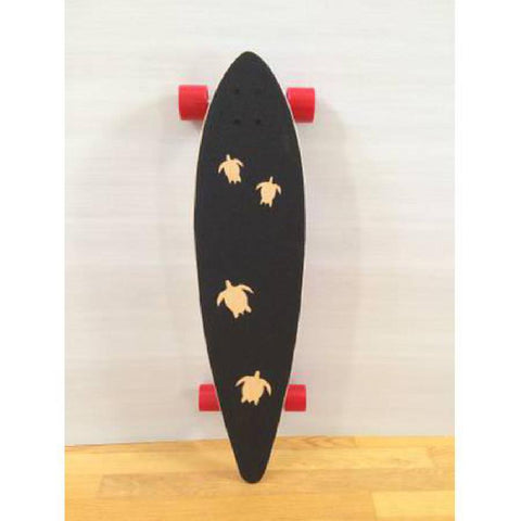 Blank Pintail Longboard 40" with turtles griptape - Complete - Longboards USA