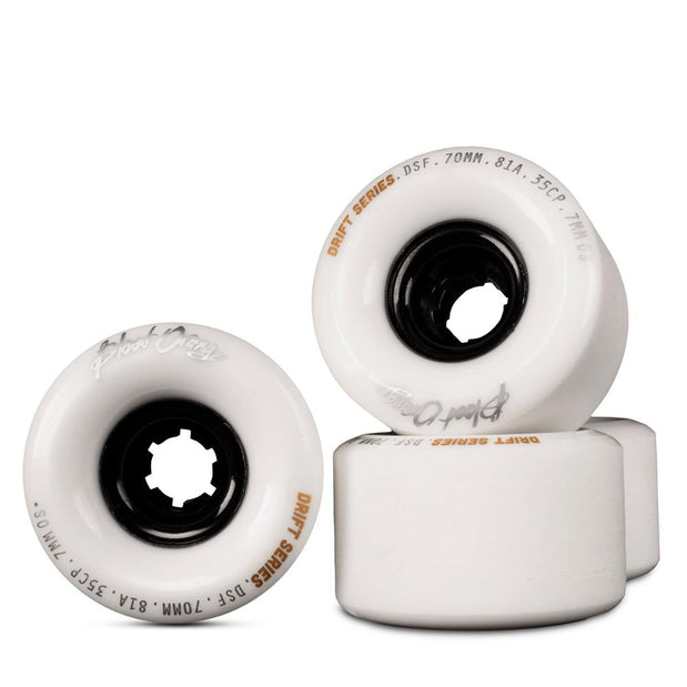 Blood Orange Drift Series 70mm/81A Longboard Wheels - Longboards USA