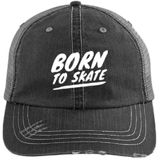 Born to Skate Distressed Cap - Longboards USA