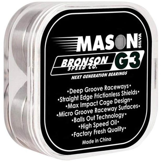 Bronson G3 Mason Silva Skateboard Longboard Bearings - Longboards USA