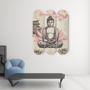 Buda Skateboard Wall Art - Longboards USA