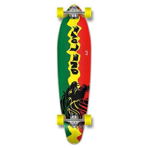 Cheap Kicktail Rasta 2 40" Longboard Punked - Longboards USA