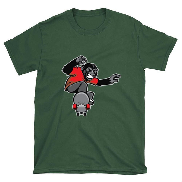 Chimp Skateboarder T-Shirt - Longboards USA