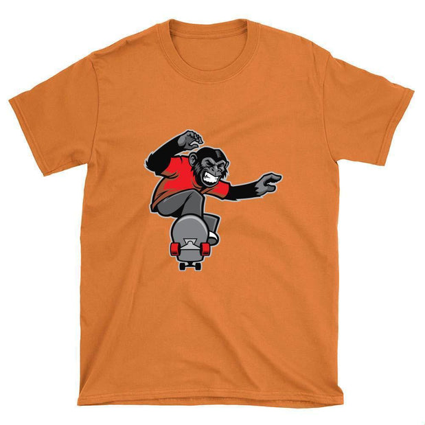 Chimp Skateboarder T-Shirt - Longboards USA