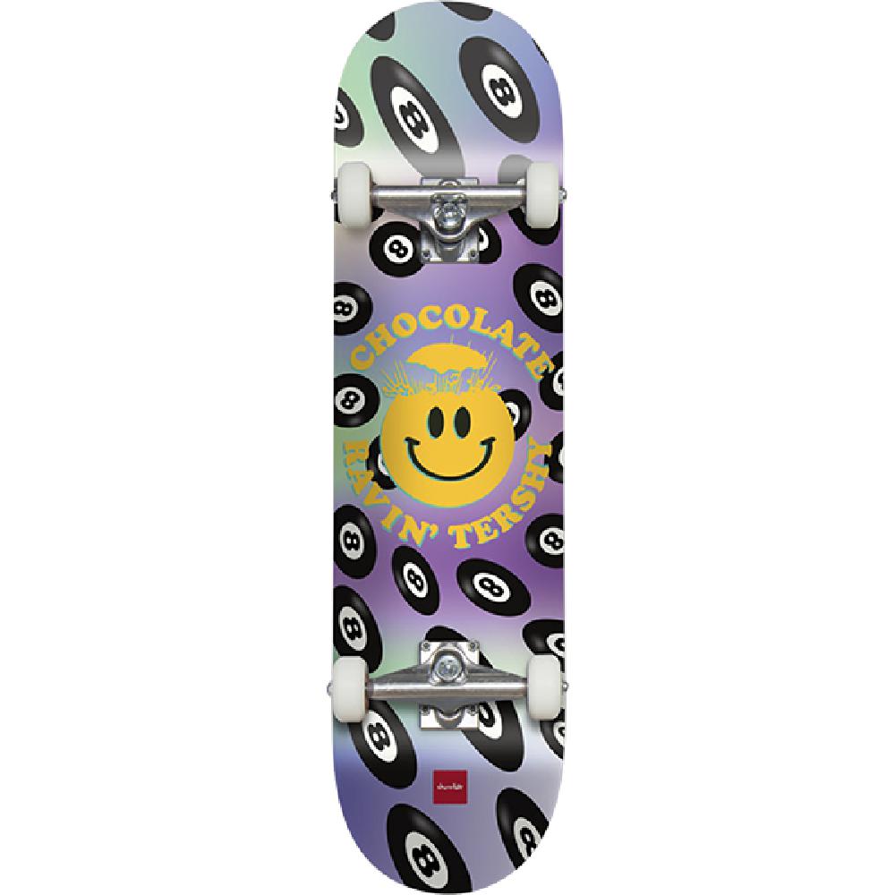 Chocolate Tershy Mind Blown Smiley Face 8.0" Skateboard - Longboards USA