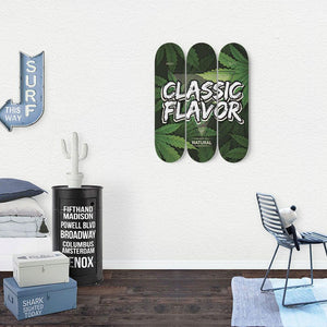 Classic Flavor Skateboard Wall Art - Longboards USA