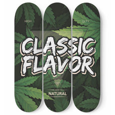 Classic Flavor Skateboard Wall Art - Longboards USA
