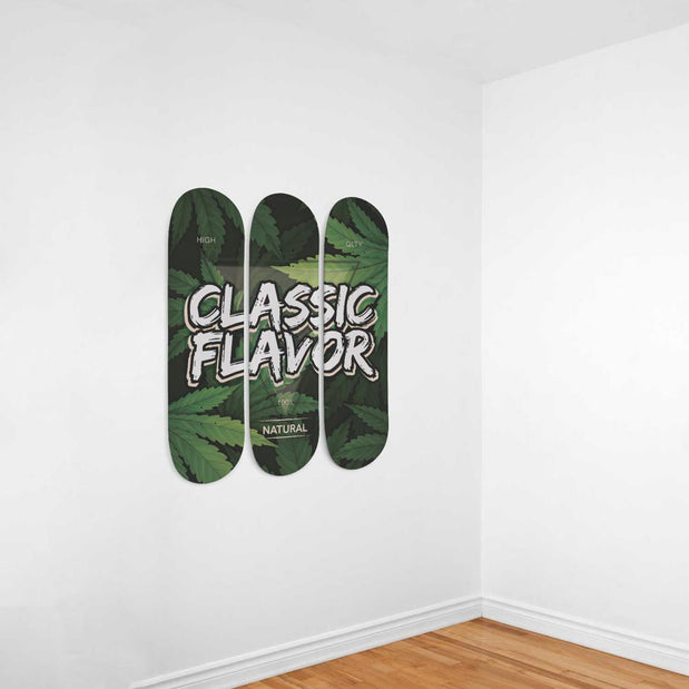 Classic Flavor Skateboard Wall Art - Longboards USA