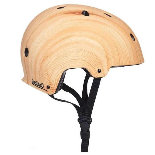 bike helmet longboard Retrospec CM-2 Commuter Longboard Skateboard Helmet - Urban Cruising & Daily Commutes - ABS Shell with EPS Foam - Matte Wood Grain Style