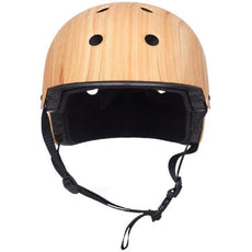 CM-2 Matte Wood Grain Commuter Longboard Skateboard Helmet - Longboards USA