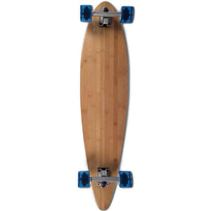 Complete 39" x 9" Bamboo Pintail Longboard - Longboards USA