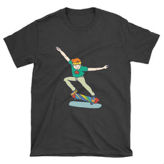 Cool Boy Skateboarding T-Shirt - Longboards USA