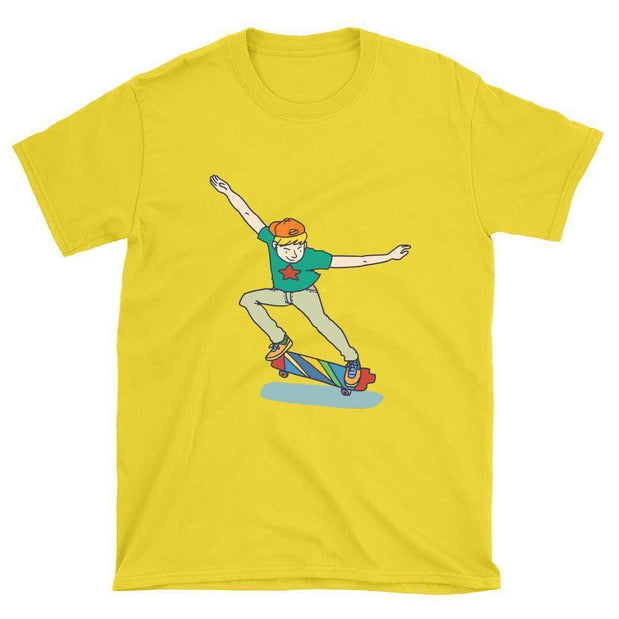 Cool Boy Skateboarding T-Shirt - Longboards USA