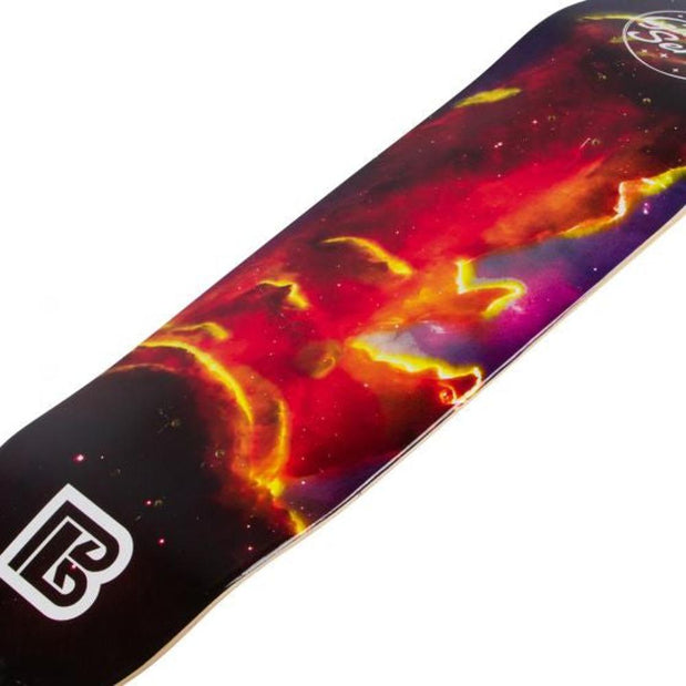 Cosmic Clouds Graphic Bamboo Skateboard Limited - Longboards USA