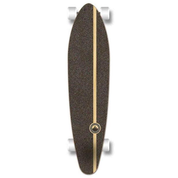 Crest 40" Kicktail Longboard from Punked - Complete - Longboards USA