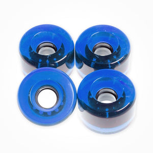 Cruiser Longboard Skateboard Wheels - Clear Blue 63mm x 80a - Longboards USA