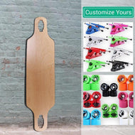 Custom Natural Blank Drop Through 39 inches Longboard - Longboards USA