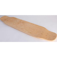 Customized Double Kicktail Topmount 39" Natural Longboard - Longboards USA